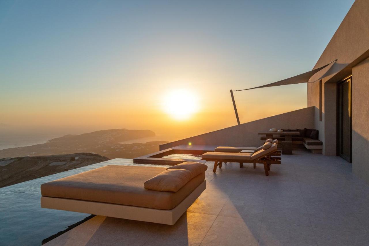 Santorini Sky, Luxury Resort Pyrgos Kallistis Luaran gambar